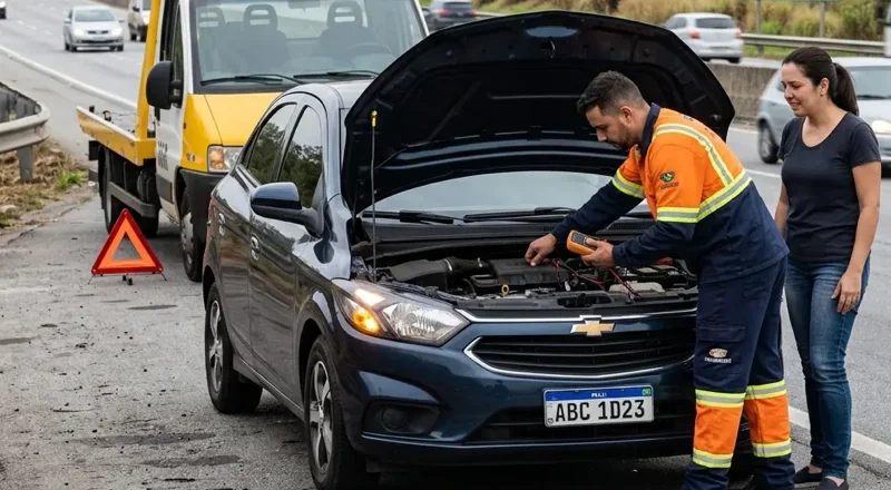 Auto socorro 24h em João Pessoa – pane elétrica, mecânica e bateria fraca